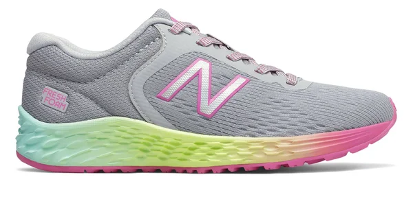 New Balance Kids& Arishi V2 - Grey/White (Size 4.5)