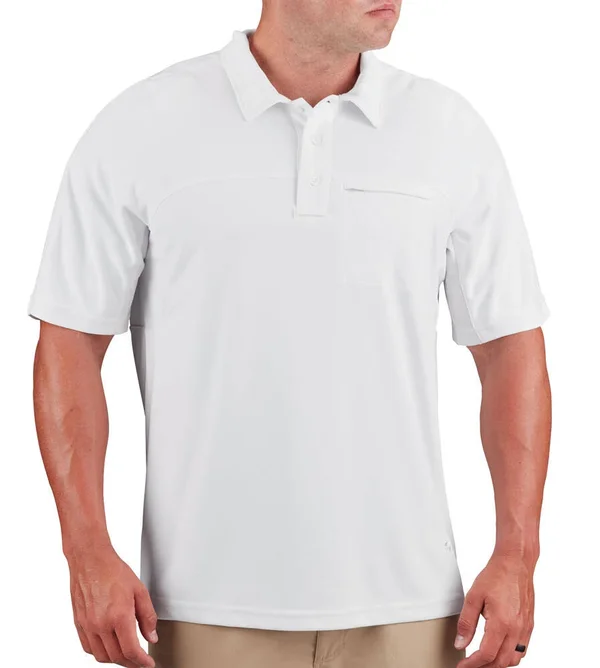 Propper F5308 Men's HLX Polo Short Sleeve - White - M