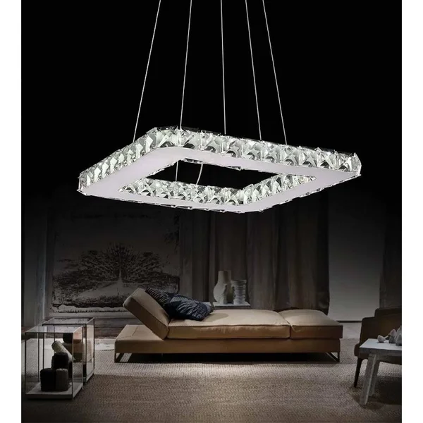 CWI Lighting 5080P15ST-S Ring LED Chandelier with Chrome Finish