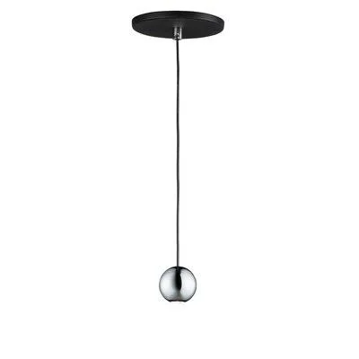 Kepler 1 - Light Unique/Statement Cone LED Pendant Orren Ellis Finish: Polished Chrome