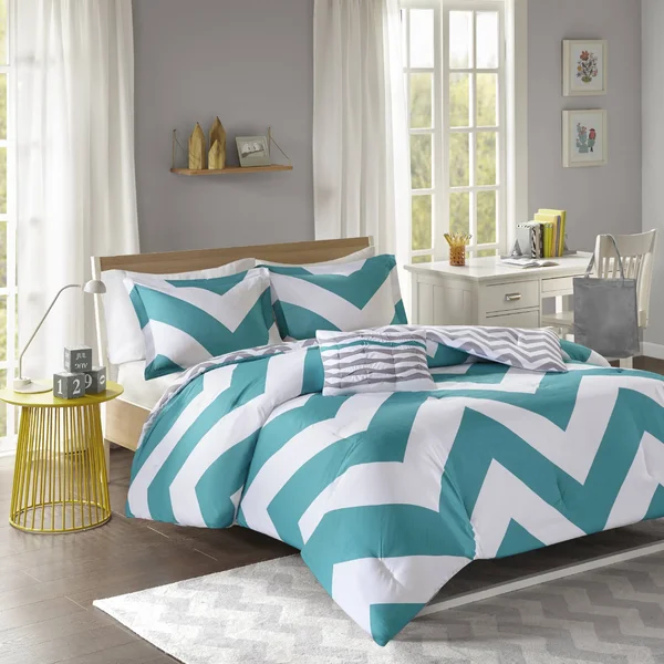 Mi-Zone Libra Comforter Set, Blue, King