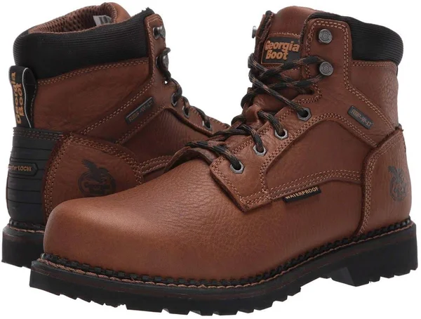 Georgia Men's Giant Revamp Waterproof Work Boot, GB00316, Brown
