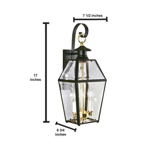 Norwell 1066-VE-BE Olde Colony Wall Light