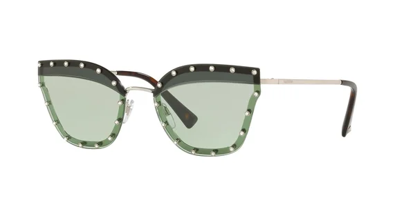 Valentino VA2028 3006/2 Silver Women Sunglasses