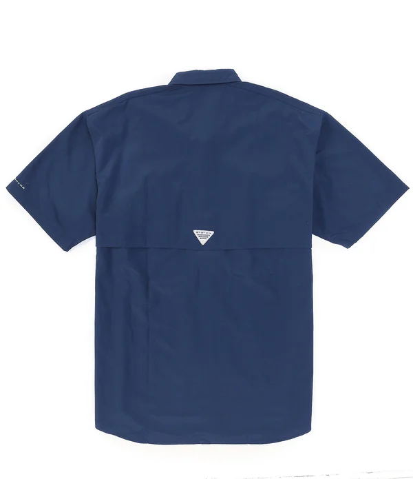 Columbia Men's PFG Bahama II Short Sleeve Fishing Shirt - 5XT - Blue