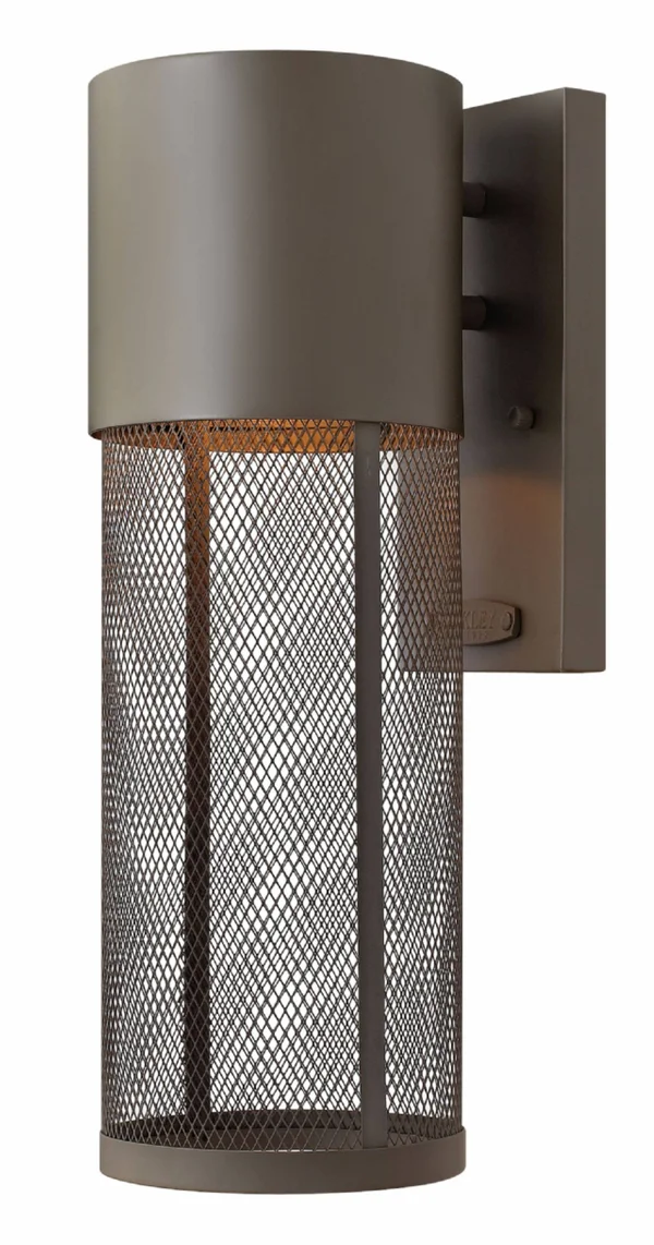 Hinkley Lighting 2300KZ-LED Aria Outdoor Wall Light, Buckeye Bronze