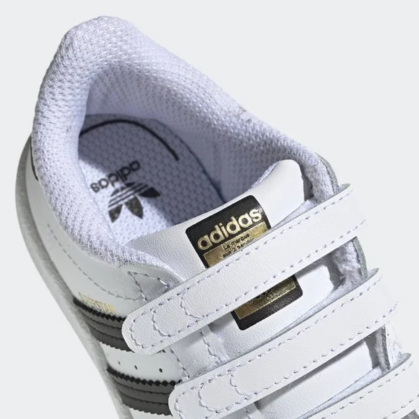 Adidas Originals Superstar White/Black Infant Boys& Shoes, Size: 9.5