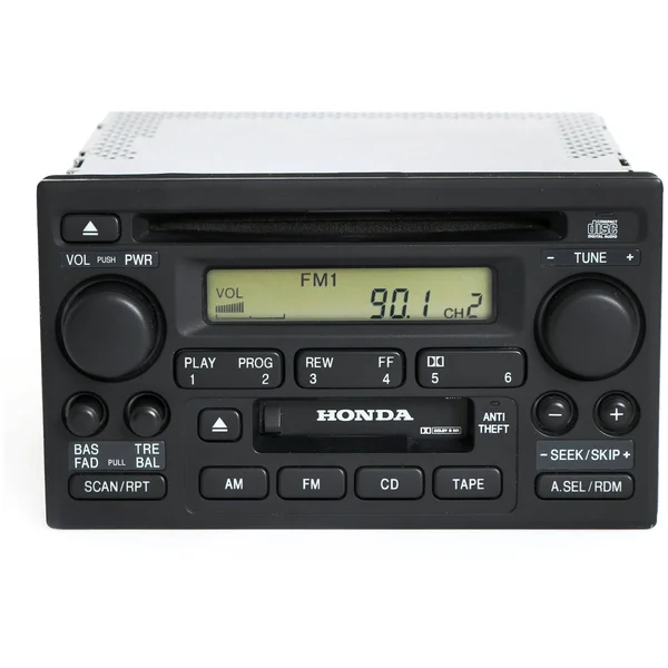 Honda Accord 2001-02 Radio Am FM CD Cassette Player 39101-S84-A510-M1 Face 2XA1