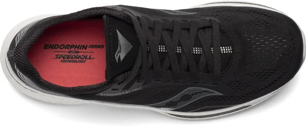Saucony Women's Endorphin Pro - Black - Silver - 9.5 - B