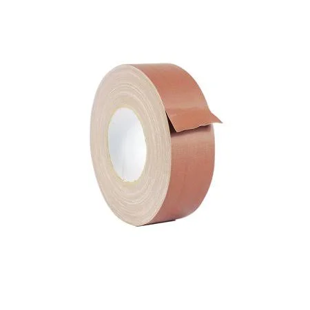 WOD Cgt-80 Gaffer Tape Brown Low Gloss Finish Film - 1/2 in. x 60 Yards (Pack of 96) Bulk Case - Residue Free & Non Reflecti