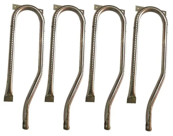 Hongso SBC361 (4-Pack) Stainless Steel Burner Replacement for Select Jenn-Air and Nexgrill