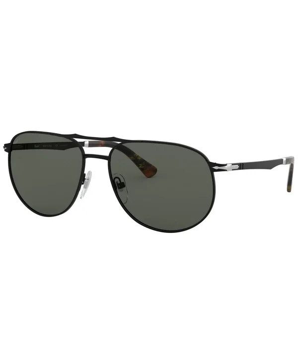 Persol Sunglasses PO2455S 107858 Demi Gloss Black 60 mm