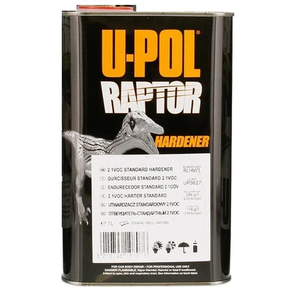 U-POL 0820 Raptor Black Truck Bed Liner & Texture Coating, 4 Liters Upol 820_4L