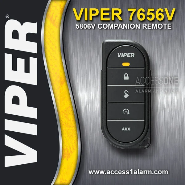 Viper 7656v 1-Way Remote Control for The Viper 5806v or 5810v Remote Start