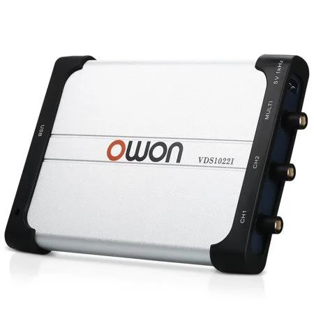Owon VDS1022I Dual-Channel Oscilloscope PC Oscilloscopes Virtual USB Oscilloscope 25MHz Bandwidth 100M/s Sampling Rate - Men's, S