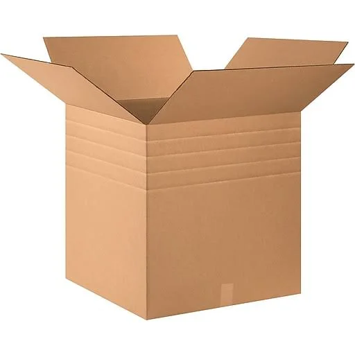 24x22 x 24x22 x 24x22 Multi-Depth Shipping Boxes, 32 ECT, Brown, 15/Bundle (BS242424MD)