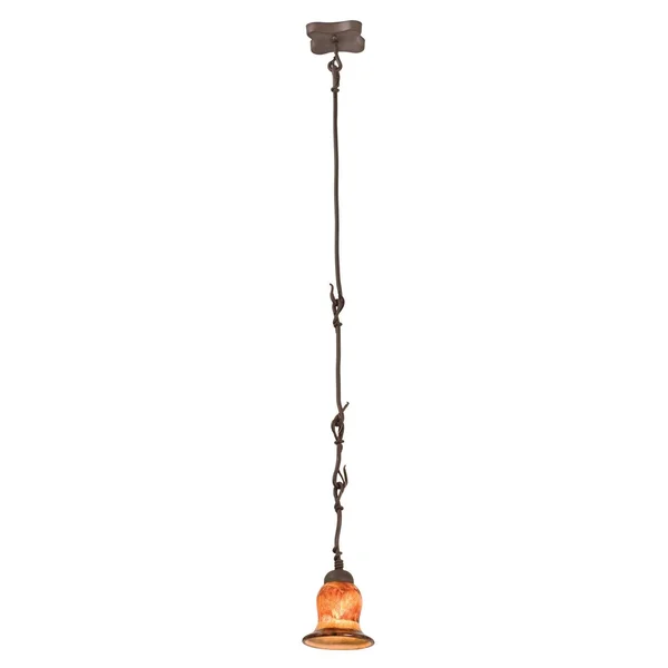 Kalco 1821BA/PS01 Vine 1 Light Mini Pendant