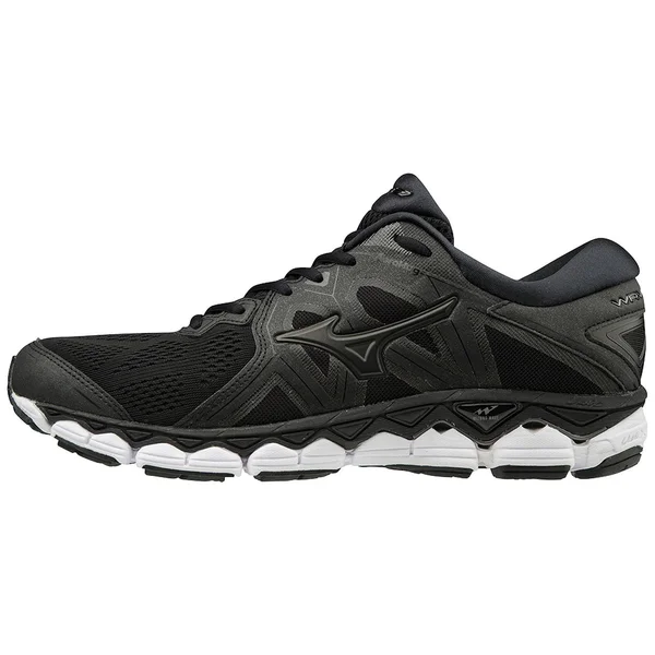 Mizuno Women's Wave Sky 2 Running Shoe Black (9090)