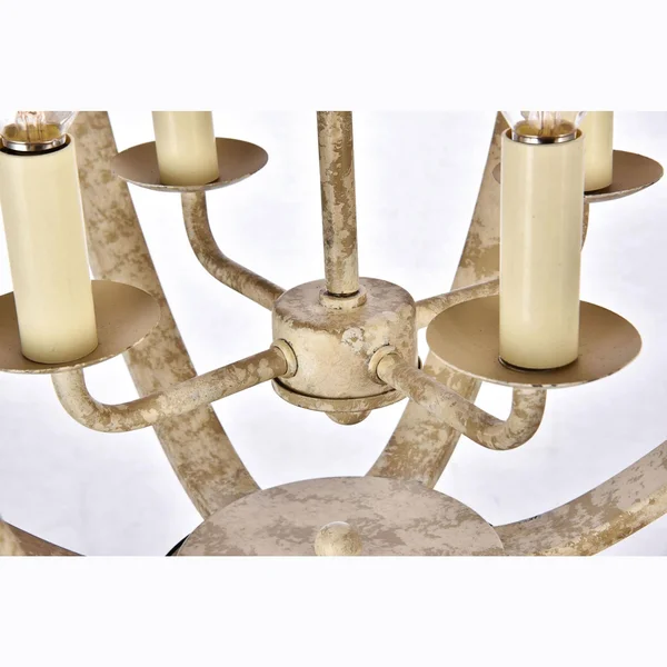 Marlow 18x22 Vintage Sliver 4 Light Pendant