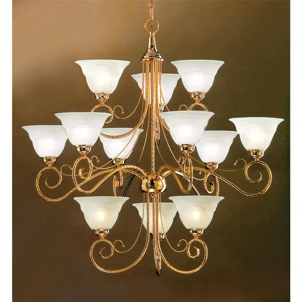 Classic Lighting 40312 IG Torino Chandelier, Ivory Gold
