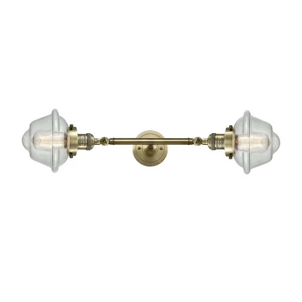 Innovations Lighting-Small Oxford 2 Light Bath Vanity Light-208L-AB-G534