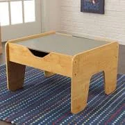 3.25 x 23.5 x 28.5 in. Activity Play Table - Gray \& Natural FA5786