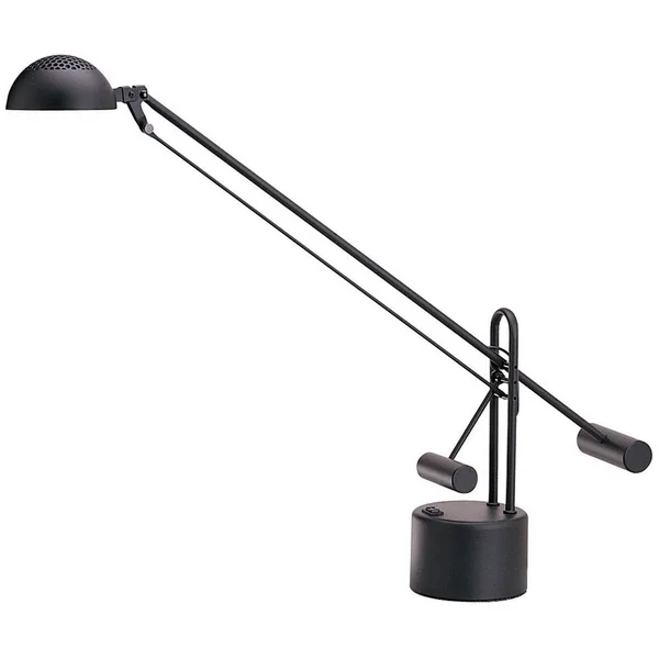 Dainolite DLHA102-BK Lizette Black Halogen Desk Lamp