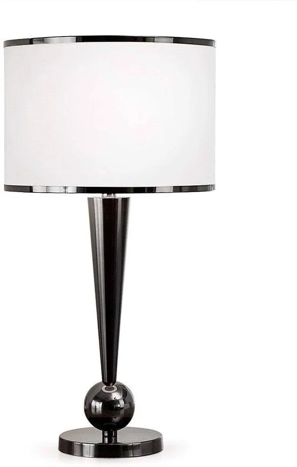 Black Metal Modern Table Lamp Contemporary