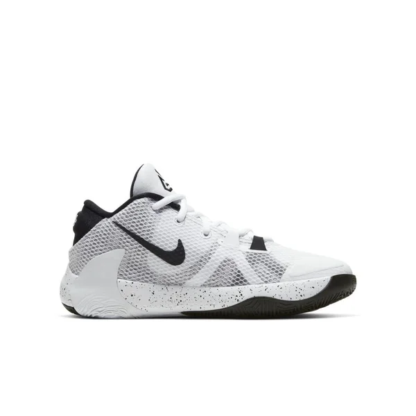 Nike Zoom Freak 1 White/Black Kids& Basketball Shoe Size 4.5