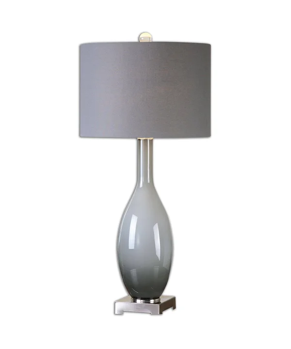 Uttermost 26180 Vallo Smoke Gray Glass Table Lamp