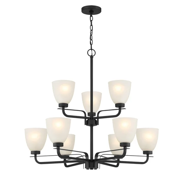 Minka Lavery Kaitlen 9 Light Chandelier - Coal - 4889-66A