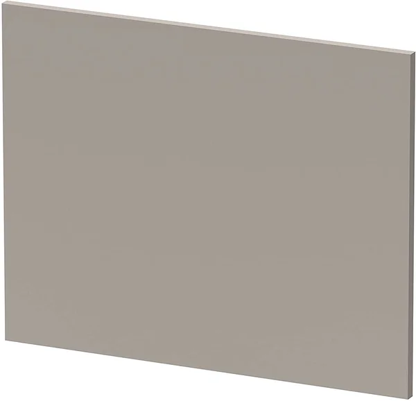 Nuie MPC431 Athena ǀ Modern Bathroom L Shaped Square MFC End Bath PANEL, 700mm, Stone Grey, 750mm