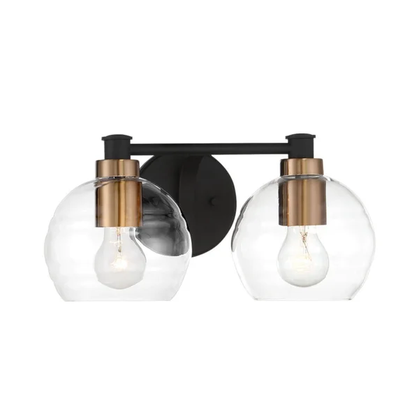 Minka Lavery Keyport 2 Light Bath - Sand Coal 4912-653