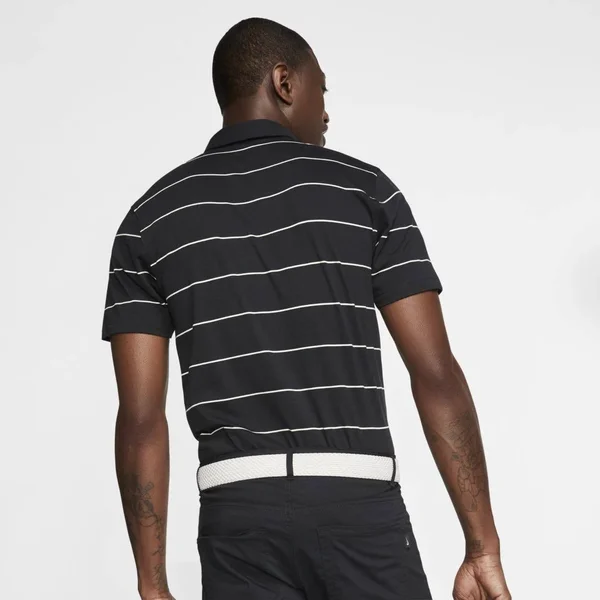 Nike Men's Stripe Player Golf Polo, Size: XL, Black