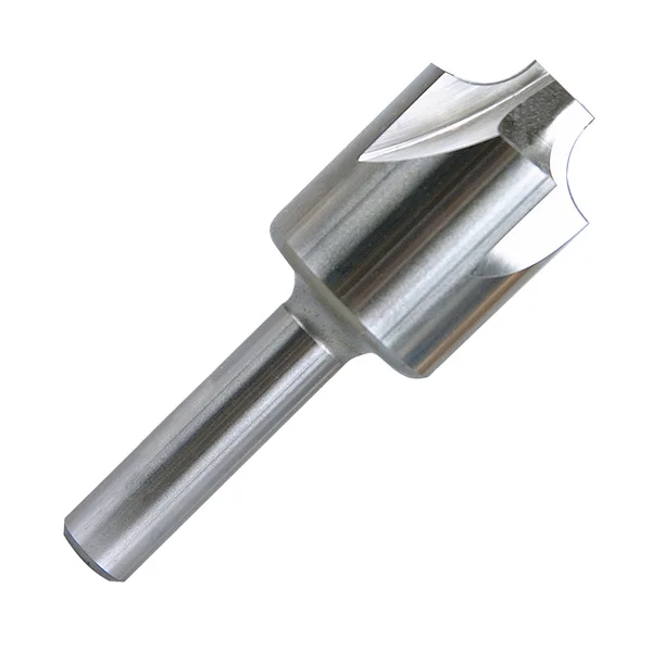 Hertel 3/4x22 Radius - 2-1/4x22 Diam, 4 Flute High Speed Steel Corner Rounding End Mill - Single End, Uncoated, 4-5/16x22 OAL, 1x