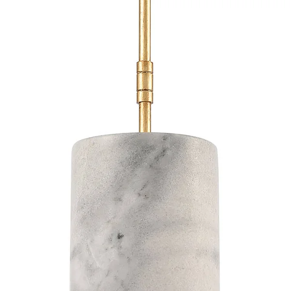 Elk Lighting Lexington Avenue 1-Light Mini Pendant in Antique Gold Leaf 32393/1