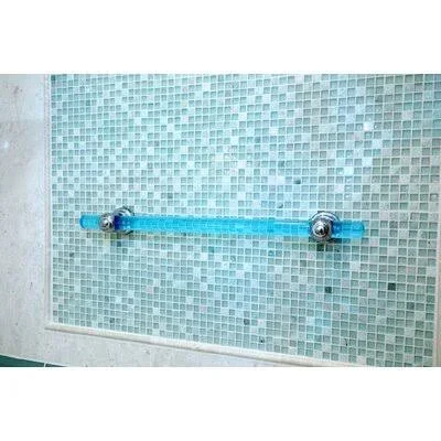 Great Grabz GGHOR42O0006_SN Signature Series Horizon Acrylic Grab Bar Bar Finish: Opaque Sand - Finish: Satin Nickel, Size: 42x22