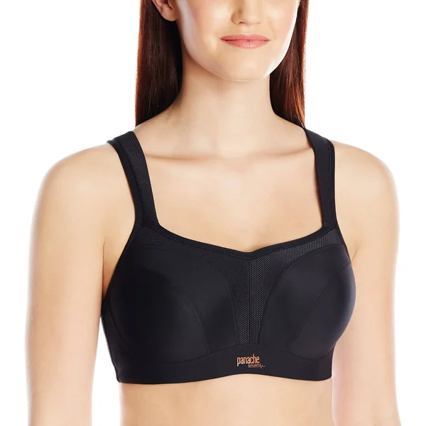 Panache Underwire Sports Bra (5021) - 32J, Black