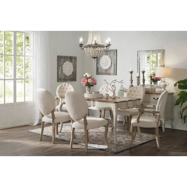 Bargas 6 - Light Unique, Statement Empire Chandelier with Wood Accents - Brown