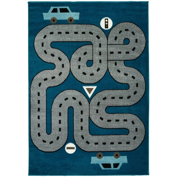 LR Home Whimsical Area Rug, 3&6x22 x 5&6