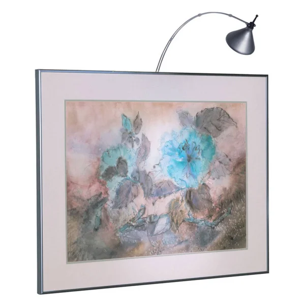 Dainolite Hardwire 18x22 Halogen Picture Light Satin Chrome HPIC18-HW-SC