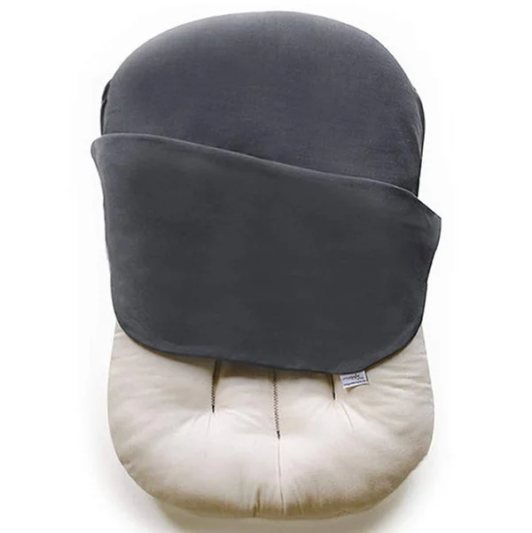 Snuggle Me Assembled Lounger in Sparrow - 100% Organic Cotton