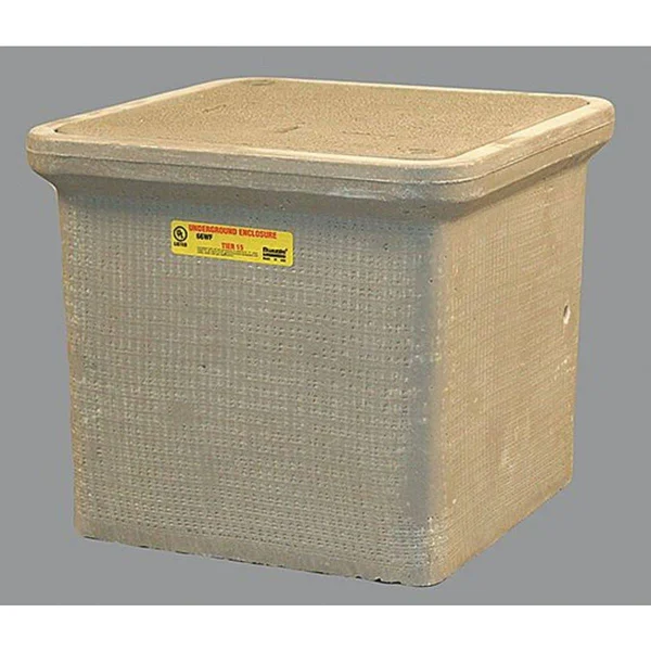 Underground Enclosure, 8000 lb, 12x22L, 12x22H Quazite PC1212Z80117