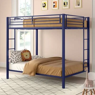 Madelynn Full Over Full Bunk Bed Mack & Milo Bed Frame Color: Blue