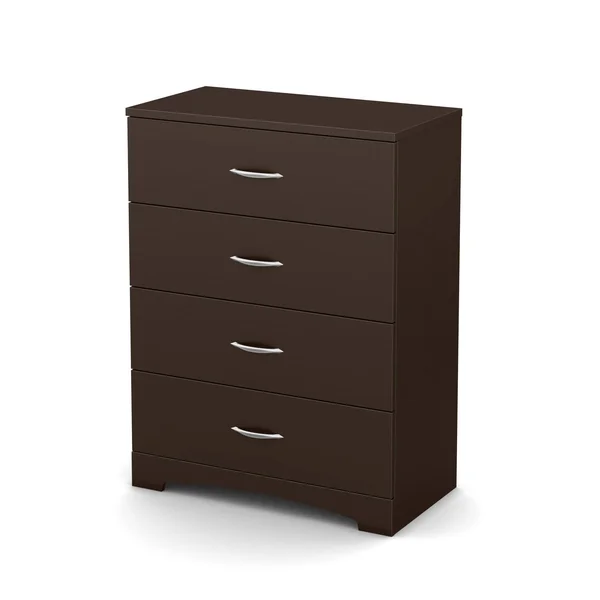 South Shore Step One 4-Drawer Chest Chocolate