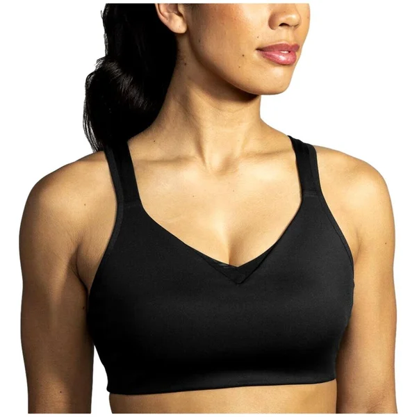 Brooks Drive Convertible Run Bra Black - 34, B