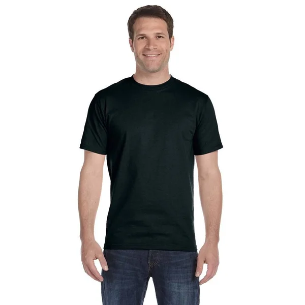 Hanes Men's Black Beefy-T Tall Undershirts (Set of 6) XL