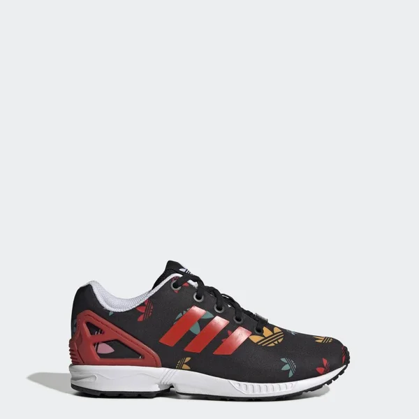 Adidas ZX Flux Girls Shoes - Black - 3.5