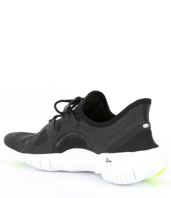 Nike Free RN 5.0 Running Shoe - Men's 9 White - Black, Black