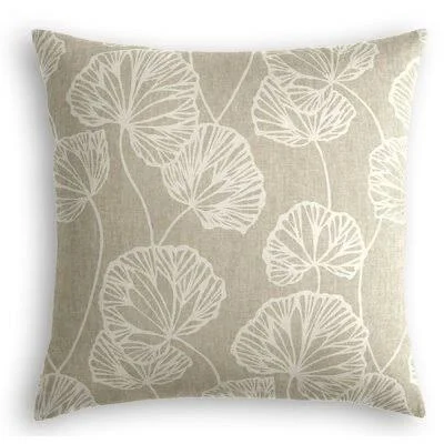 Square Pillow Cover & Insert Loom Decor Gray 18x22 x 18x22